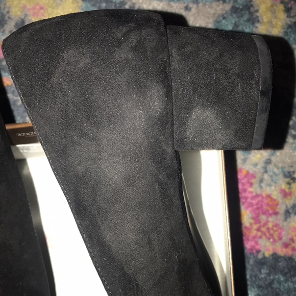 New black short heel shoes with side bow - Picture 9 of 9